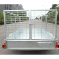 Aluninum 7 x 5 Trailer Box avec Cage 