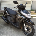 Rue de gaz juridique Scooter cyclomoteur 125cc noir 