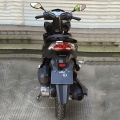 Rue de gaz juridique Scooter cyclomoteur 125cc noir 